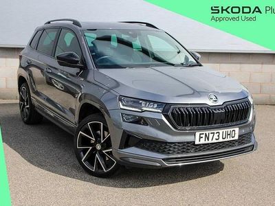 Used Skoda Karoq SportLine 150 HP (110 kW) 2023 Graphite grey metallic SUV
