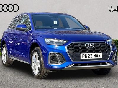 Used Audi Q5 S-Line 200 HP (147 kW) 2023 Blue SUV