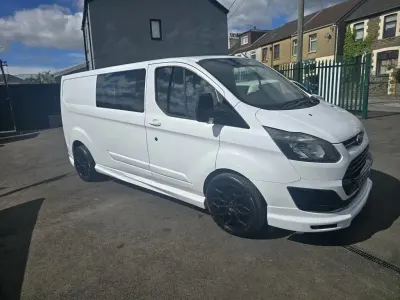 Used Ford Transit Custom 125 HP (91 kW) 2014 White Van