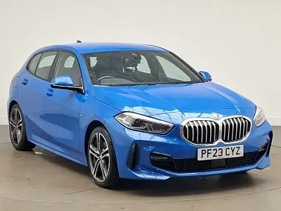 Used BMW 118 M Sport 136 HP (100 kW) 2023 Blue Hatchback