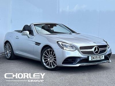 Used Mercedes SLC180 AMG line 156 HP (114 kW) 2019 Silver Cabriolet