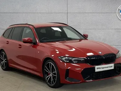 Used BMW 320 M Sport 181 HP (133 kW) 2022 Red Estate