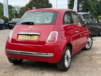 Used Fiat 500 Lounge 2015 Red Hatchback