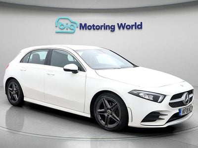 Used Mercedes A200 AMG line 163 HP (119 kW) 2019 White Hatchback