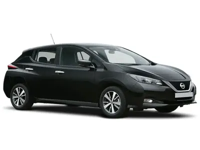 Begagnad Nissan Leaf N-Connecta 110 kW (150 HK) 2022 Röd Halvkombi