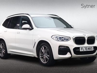 Used BMW X3 M Sport 187 HP (137 kW) 2020 White SUV