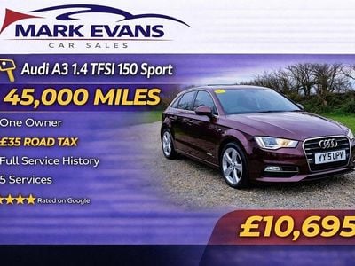 Used Audi A3 Sport 2015 Red Hatchback