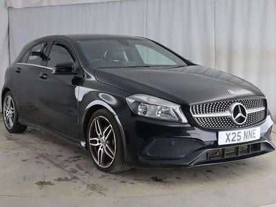 Used Mercedes A200 AMG line 136 HP (100 kW) 2017 Black Hatchback