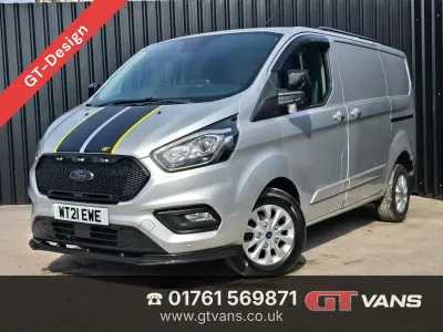 Używany Ford Transit Custom Limited 130 KM (95 kW) 2021 Srebrny Van