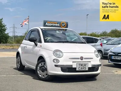 Used Fiat 500 69 HP (50 kW) 2014 White Hatchback