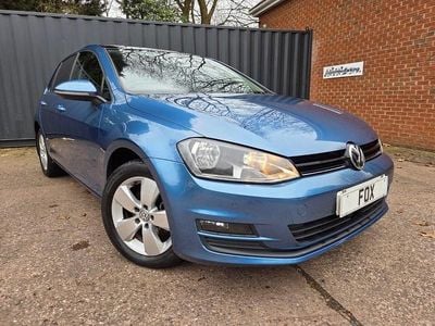 Used VW Golf VII Match 122 HP (89 kW) 2014 Blue Hatchback