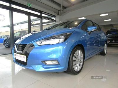 Second-hand Nissan Micra Acenta 92 CP (67 kW) 2021 Albastru Hatchback
