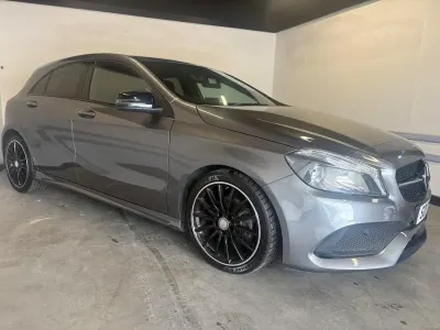 Used Mercedes A200 AMG line 134 HP (98 kW) 2017 Grey Hatchback