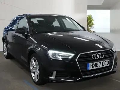 Used Audi A3 Sport 116 HP (85 kW) 2017 Black Sedan
