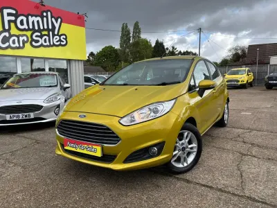 Used Ford Fiesta Zetec 2014 Yellow Hatchback