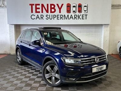 Used VW Tiguan SEL 180 HP (132 kW) 2017 Blue SUV
