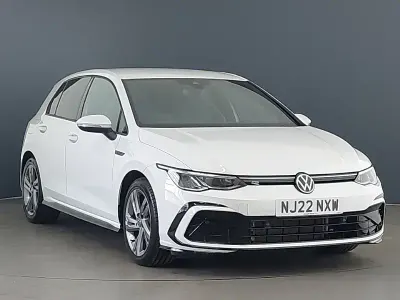 Used VW Golf VIII R-line 150 HP (110 kW) 2022 White Hatchback