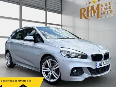 Used BMW 216 Active Tourer M Sport 116 HP (85 kW) 2017 Silver MPV