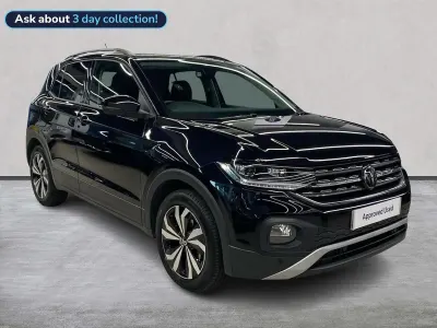 Used VW T-Cross Black Edition 110 HP (80 kW) 2023 Black SUV