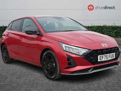 New Hyundai i20 Blackline 2026 Red Hatchback