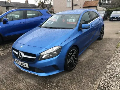 Used Mercedes A200 136 HP (100 kW) 2016 Blue Hatchback