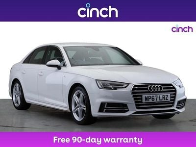 White Used 2017 Audi A4 S-Line Sedan | £11,299 (A bit pricey)