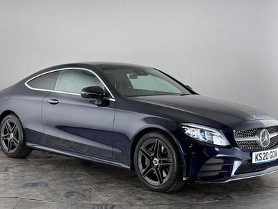 Blue Used 2020 Mercedes C300 AMG Line Premium Plus Coupe | £20,100 (Fair price)