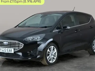 Usado Ford Fiesta Titanium 101 CV (74 kW) 2022 Negro Utilitario