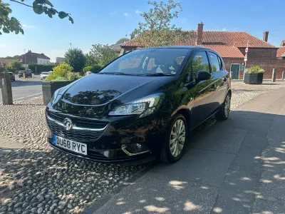 Used Vauxhall Corsa 90 HP (66 kW) 2018 Black Hatchback