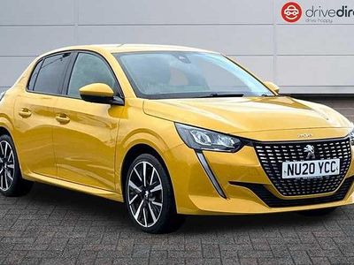 Yellow Used 2020 Peugeot 208 Allure Hatchback | £11,000 (Fair price)