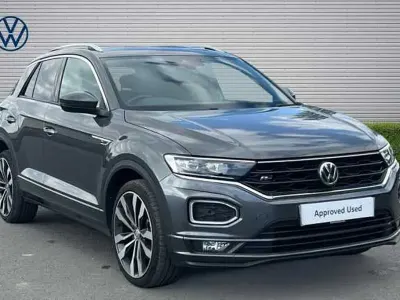 Used VW T-Roc R-line 150 HP (110 kW) 2020 Indium grey metallic  SUV