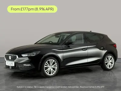Used Seat Leon SE Dynamic 110 HP (80 kW) 2021 Black Hatchback