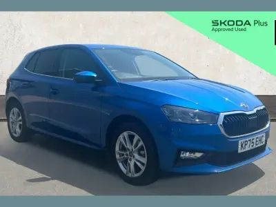 Used Skoda Fabia SE L 113 HP (83 kW) 2025 Blue Hatchback