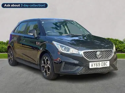 Used MG MG3 Excite 106 HP (77 kW) 2019 Black Hatchback