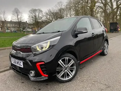 Used Kia Picanto GT-Line 99 HP (72 kW) 2018 Black Hatchback