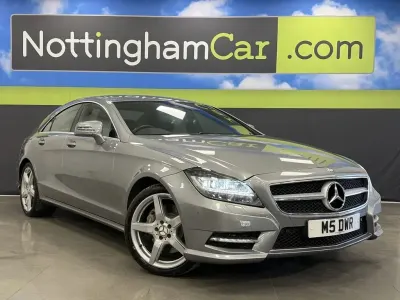 Käytetty Mercedes CLS350 AMG 2012 Hopea Coupe - kaksiovinen