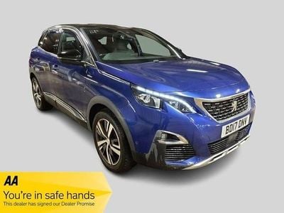 Used Peugeot 3008 GT-line 130 HP (95 kW) 2017 Blue SUV
