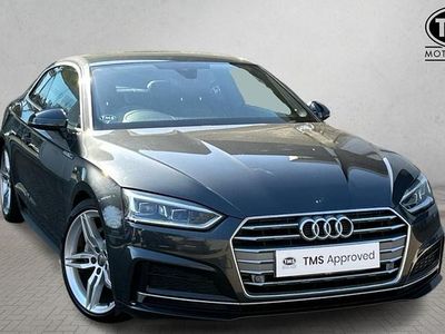 Used Audi A5 S-Line 190 HP (139 kW) 2019 Grey Coupe