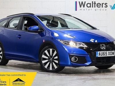 Blue Used 2015 Honda Civic SE Plus Estate | £6,600 (Fair price)