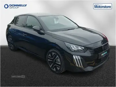 Used Peugeot 208 Allure 99 HP (72 kW) 2025 Black Hatchback