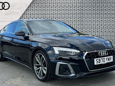 Used Audi A5 Sportback S-Line 163 HP (119 kW) 2021 Black Hatchback