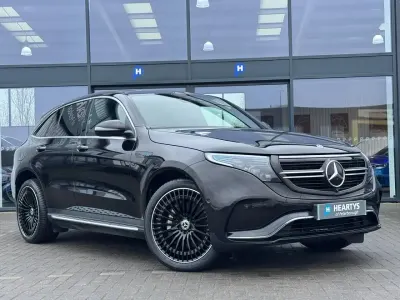 Used Mercedes EQC400 AMG line 300 kW (408 HP) 2022 Black SUV