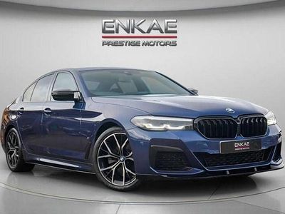 Blue Used 2022 BMW 520 M Sport Sedan | £28,295 (Fair price)