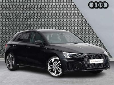 Used Audi A3 Black Edition 147 HP (108 kW) 2023 Black Sedan