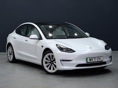 Used Tesla Model 3 Long Range AWD 11 kW (15 HP) 2021 White Sedan