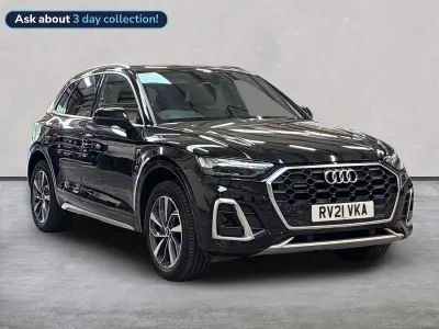 Used Audi Q5 S-Line 204 HP (150 kW) 2021 Black SUV