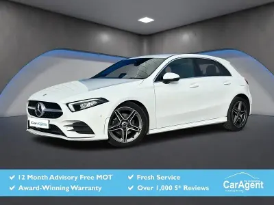 Used Mercedes A180 Executive 116 HP (85 kW) 2018 White Hatchback