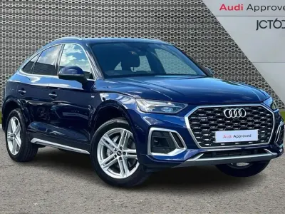 Used Audi Q5 S-Line 261 HP (191 kW) 2024 Blue SUV