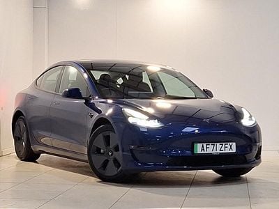 Used Tesla Model 3 Long Range AWD 11 kW (15 HP) 2021 Blue Sedan