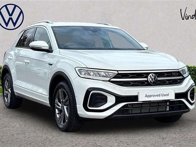 White Used 2025 VW T-Roc R-line SUV | £28,529 (Expensive)